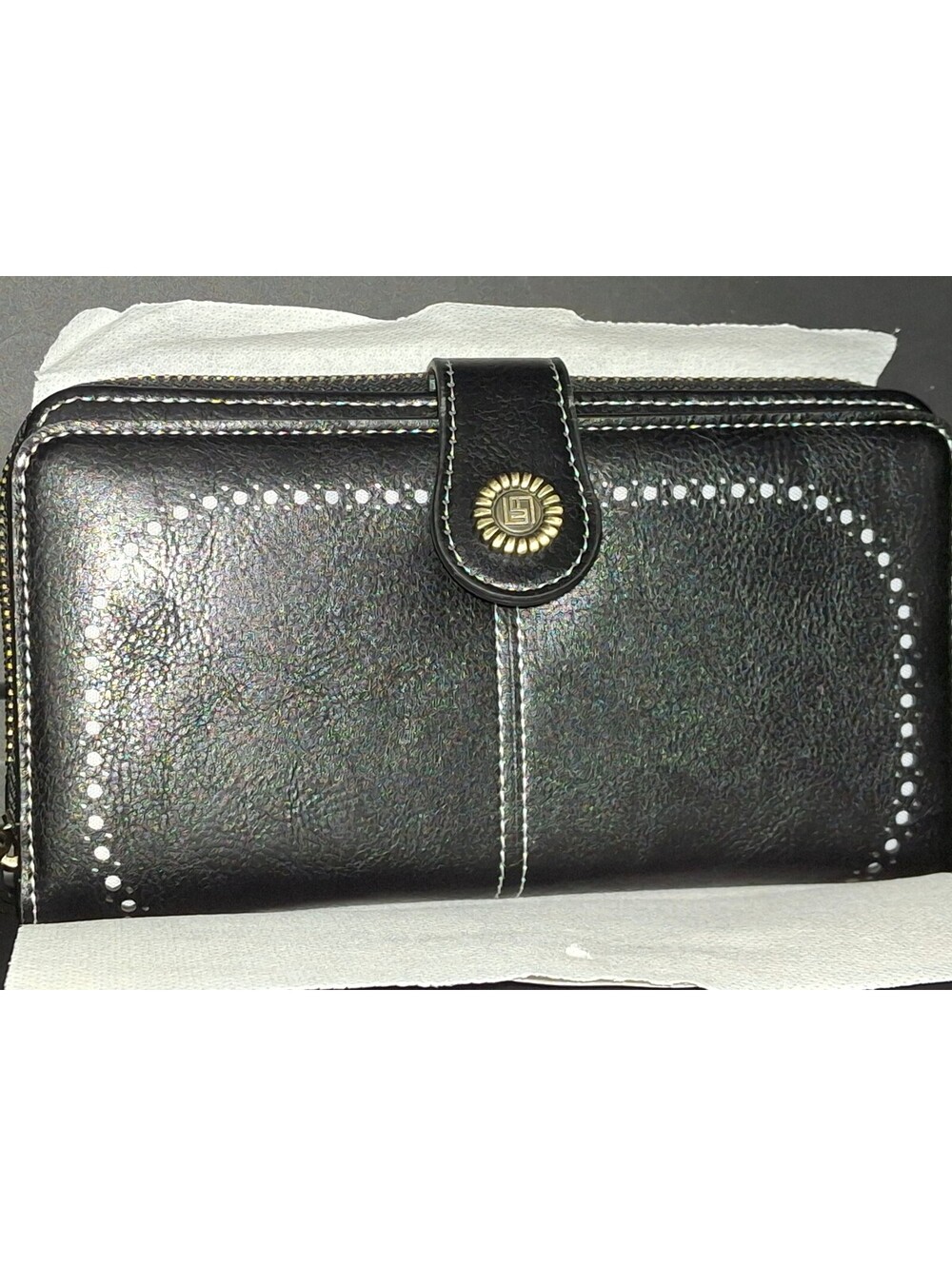 Charm Infinite Faux Leather Wallet with Wrist Strap 4 colors available